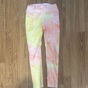 Scorpio Sol Pastel Tie-Dye Kids Leggings